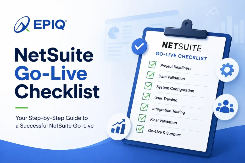 NetSuite Go-Live Checklist
