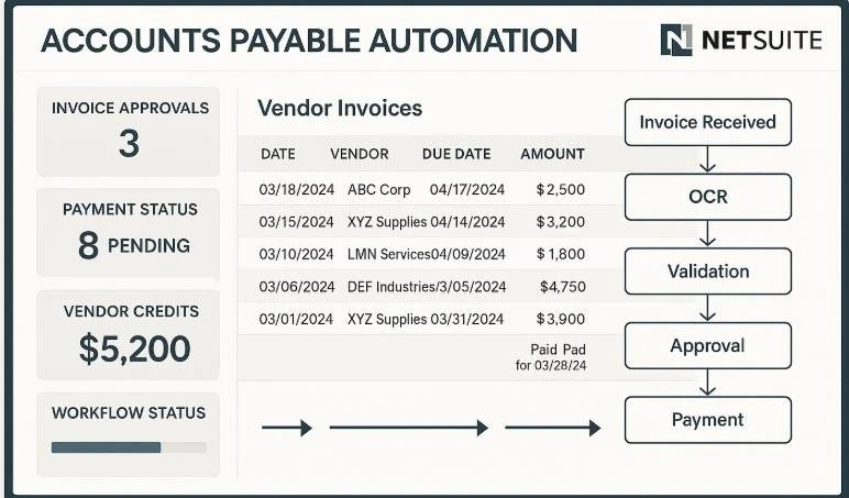 NetSuite Accounts Payable Automation