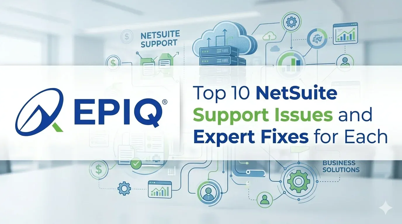 netsuite support Issues